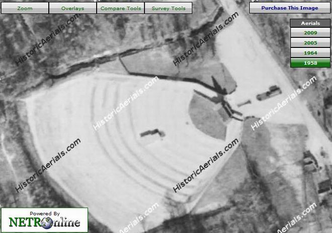 Lakeshore Drive-In Theatre - Historic Aerial (newer photo)